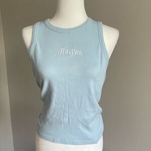 Forever 21 Light Blue Tank Top Size XXL